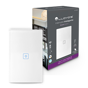 Compra Interruptor Inteligente WiFi Lloyd's Pared Panel Táctil (No dimeable)